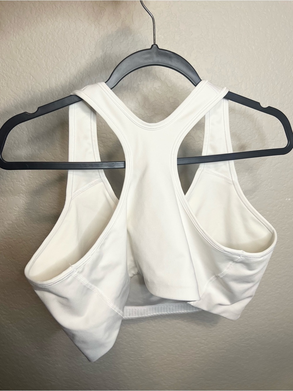 Nike Cream Racerback Performance Sports Bra - New